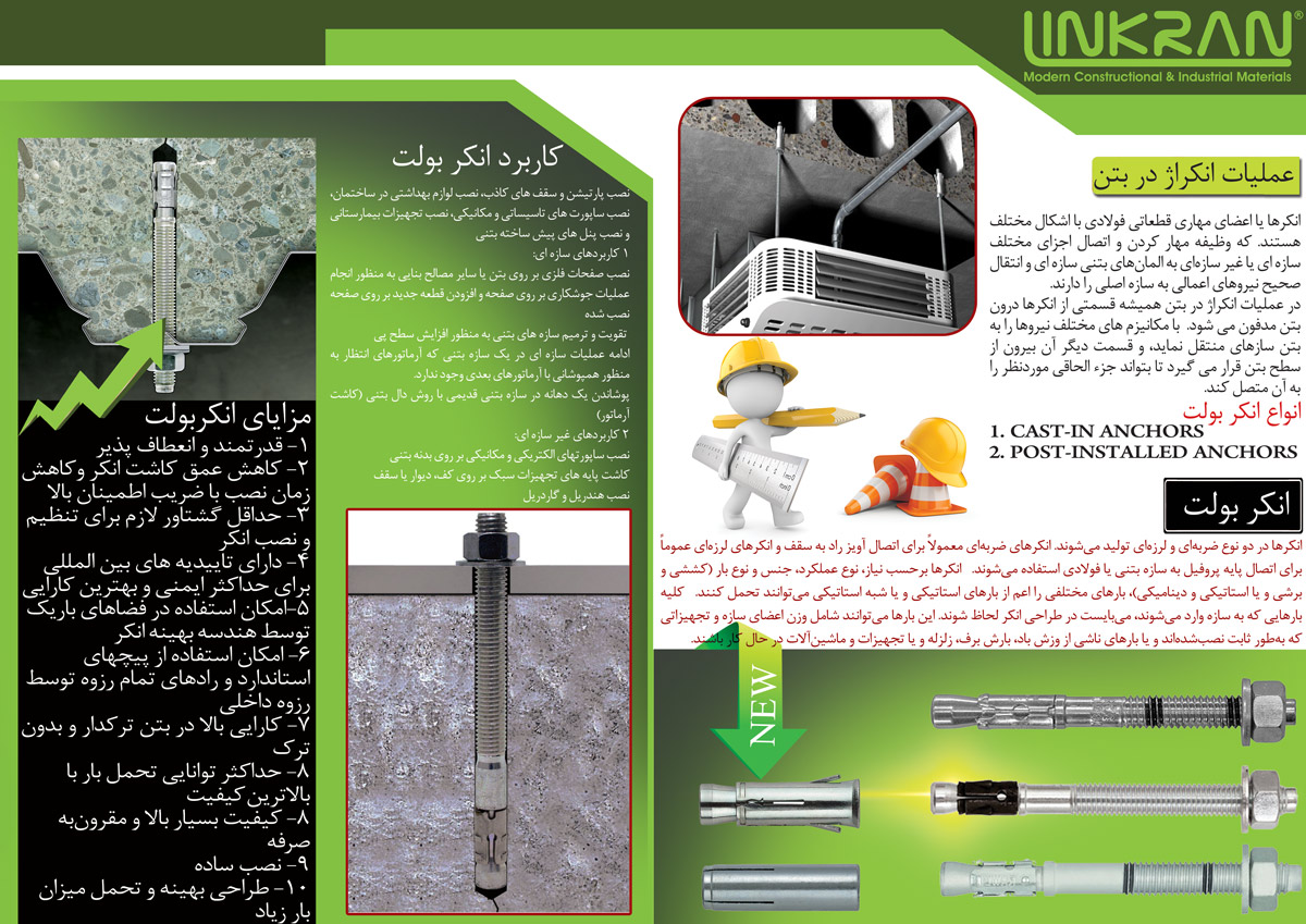 انکر بولت های خوب چه مشخصه ها و چه قیمتی دارند؟